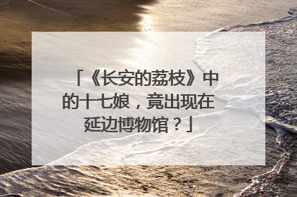 《长安的荔枝》中的十七娘，竟出现在延边博物馆？