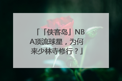 「侠客岛」NBA顶流球星，为何来少林寺修行？