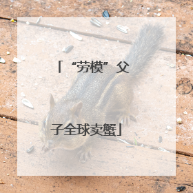 “劳模”父子全球卖蟹