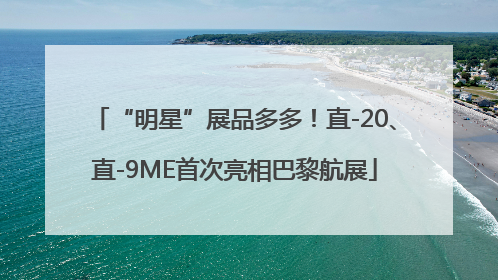 “明星”展品多多！直-20、直-9ME首次亮相巴黎航展