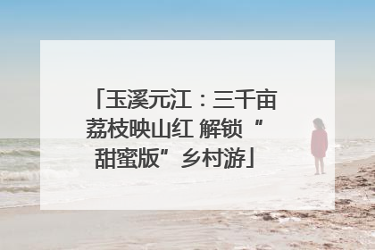 玉溪元江：三千亩荔枝映山红 解锁“甜蜜版”乡村游