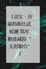 灵宝：开展机收比武检测 筑牢粮食减损“无形粮仓”