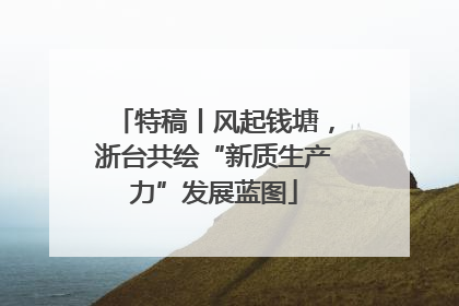 特稿丨风起钱塘，浙台共绘“新质生产力”发展蓝图