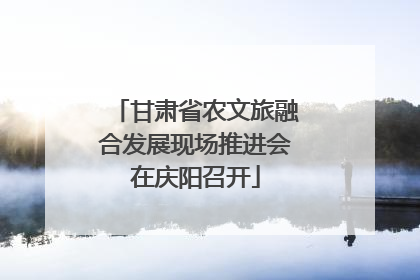 甘肃省农文旅融合发展现场推进会在庆阳召开