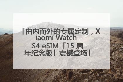 由内而外的专属定制，Xiaomi Watch S4 eSIM「15 周年纪念版」震撼登场