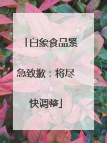 白象食品紧急致歉：将尽快调整