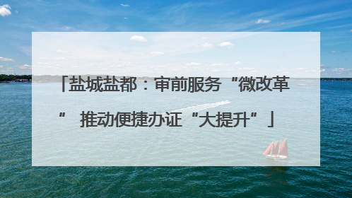 盐城盐都：审前服务“微改革” 推动便捷办证“大提升”