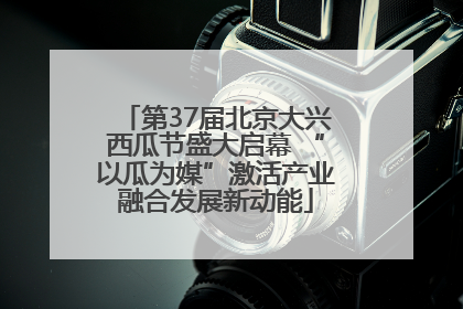 第37届北京大兴西瓜节盛大启幕 “以瓜为媒”激活产业融合发展新动能