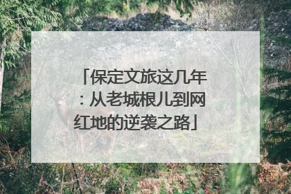 保定文旅这几年：从老城根儿到网红地的逆袭之路