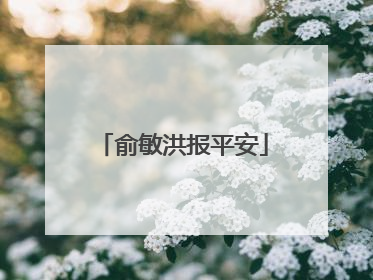 俞敏洪报平安