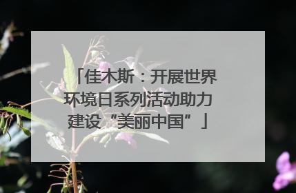佳木斯：开展世界环境日系列活动助力建设“美丽中国”
