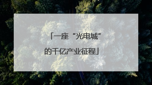 一座“光电城”的千亿产业征程