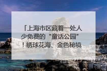 上海市区藏着一处人少免费的“童话公园”！绣球花海、金色秘境……地铁直达→