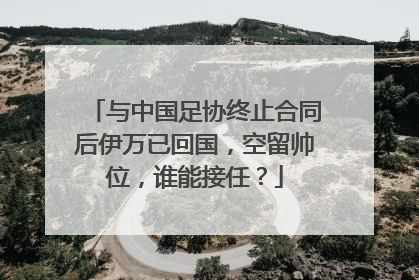 与中国足协终止合同后伊万已回国，空留帅位，谁能接任？
