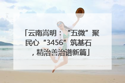 云南嵩明：“五微”聚民心“3456”筑基石，精治善治谱新篇