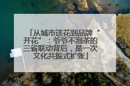 从城市送花到品牌“开花”：爷爷不泡茶的三省联动背后，是一次文化共振式扩张
