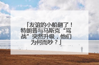 友谊的小船翻了！特朗普与马斯克“骂战”突然升级，他们为何而吵？