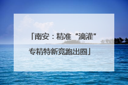 南安：精准“滴灌”专精特新竞跑出圈