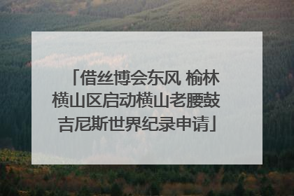 借丝博会东风 榆林横山区启动横山老腰鼓吉尼斯世界纪录申请