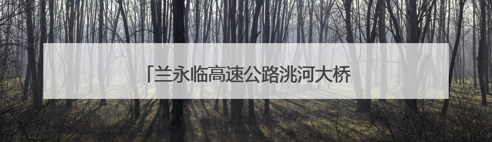 兰永临高速公路洮河大桥缆索吊装系统试吊成功