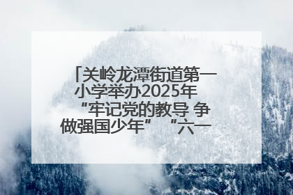 关岭龙潭街道第一小学举办2025年“牢记党的教导 争做强国少年”“六一”文艺汇演活动