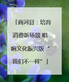 商河县：培育消费新场景 唱响文化振兴版“我们不一样”