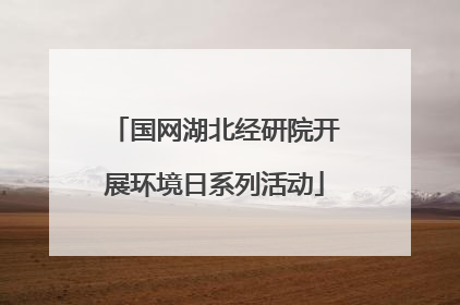 国网湖北经研院开展环境日系列活动