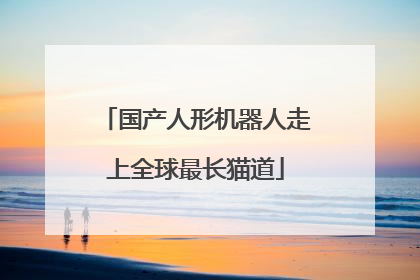 国产人形机器人走上全球最长猫道
