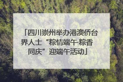 四川崇州举办港澳侨台界人士“粽情端午·粽香同庆”迎端午活动