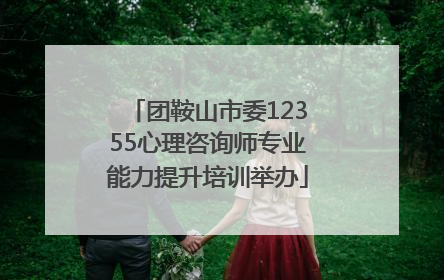 团鞍山市委12355心理咨询师专业能力提升培训举办