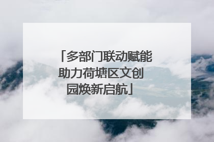 多部门联动赋能 助力荷塘区文创园焕新启航