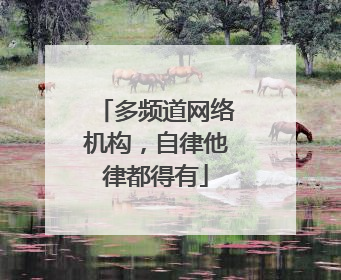 多频道网络机构，自律他律都得有