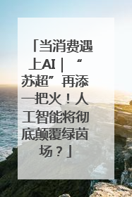 当消费遇上AI｜“苏超”再添一把火！人工智能将彻底颠覆绿茵场？