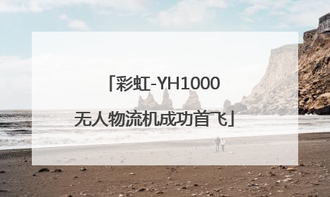 彩虹-YH1000无人物流机成功首飞