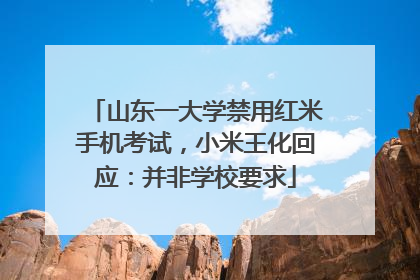 山东一大学禁用红米手机考试，小米王化回应：并非学校要求