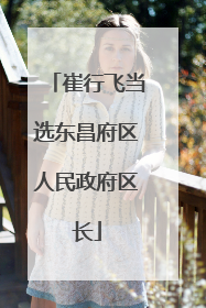崔行飞当选东昌府区人民政府区长
