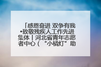 感恩奋进 双争有我•致敬残疾人工作先进集体丨河北省青年志愿者中心（“小橘灯”助残接力计划实施团队）：用温暖陪伴，守护特殊孩子成长