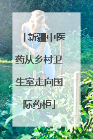 新疆中医药从乡村卫生室走向国际药柜