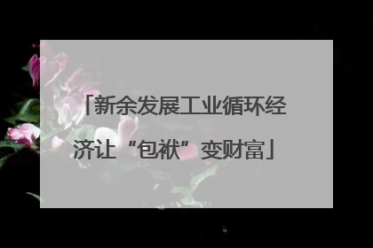 新余发展工业循环经济让“包袱”变财富