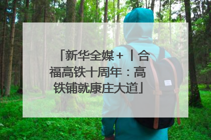 新华全媒＋丨合福高铁十周年：高铁铺就康庄大道