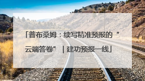 普布桑姆：续写精准预报的“云端答卷”｜建功预报一线