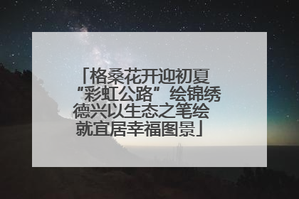 格桑花开迎初夏 “彩虹公路”绘锦绣 德兴以生态之笔绘就宜居幸福图景