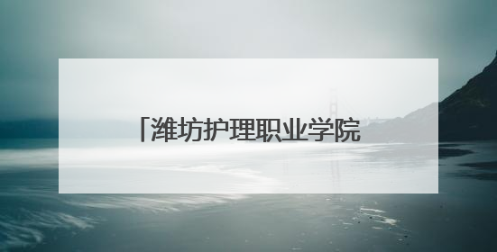 潍坊护理职业学院：汇聚职教力量 赋能高质量发展