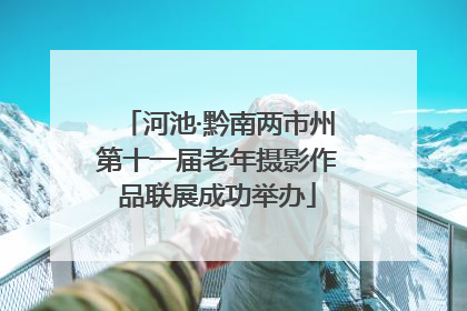 河池·黔南两市州第十一届老年摄影作品联展成功举办