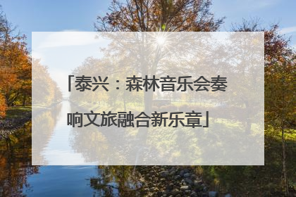 泰兴：森林音乐会奏响文旅融合新乐章
