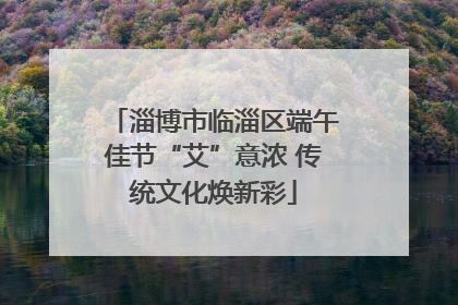 淄博市临淄区端午佳节“艾”意浓 传统文化焕新彩