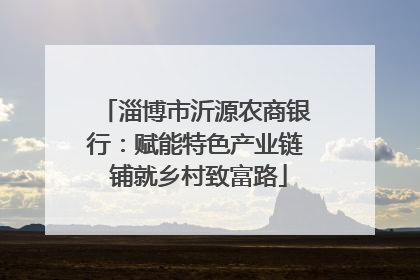 淄博市沂源农商银行：赋能特色产业链 铺就乡村致富路
