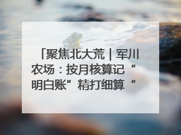聚焦北大荒｜军川农场：按月核算记“明白账”精打细算“过紧日子”