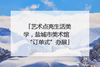 艺术点亮生活美学，盐城市美术馆“订单式”办展
