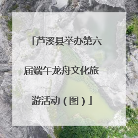 芦溪县举办第六届端午龙舟文化旅游活动（图）